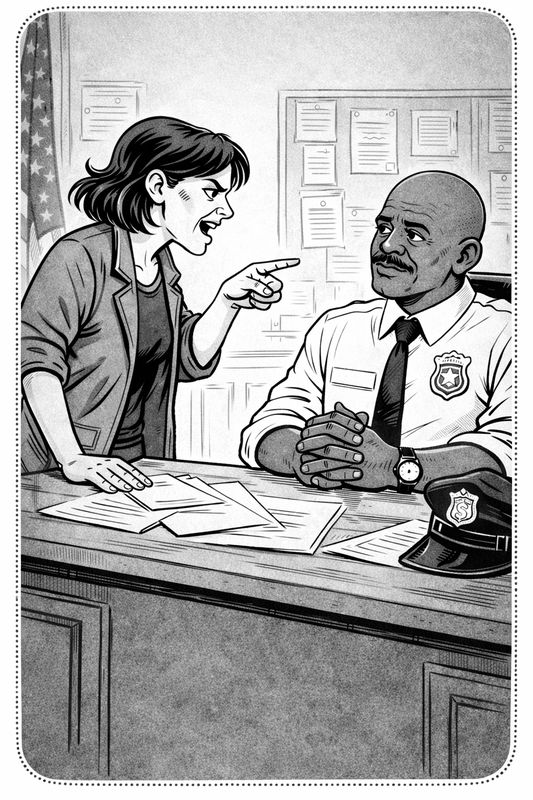 Illustration from Mystery at the Mansion.